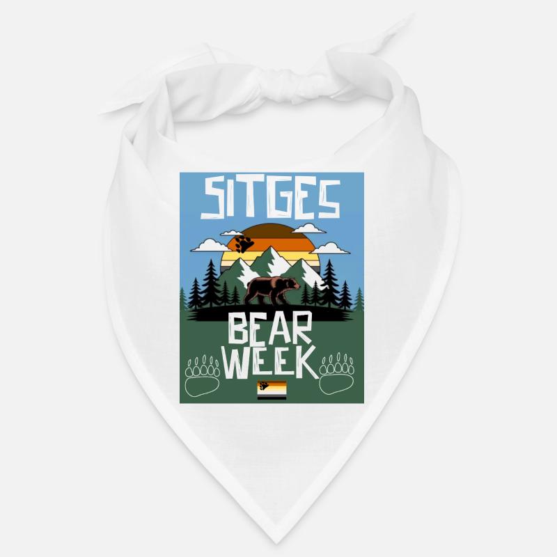 Bärenwoche in Sitges - Bandana - Weiß