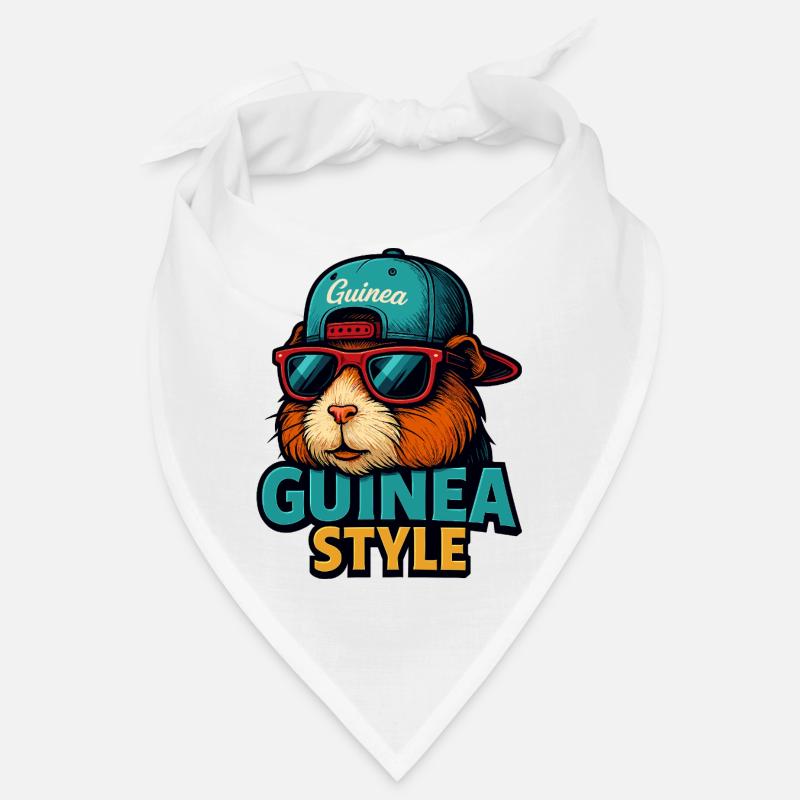 Style guinée : cochon lunettes de soleil Bandana