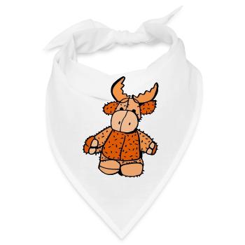 Elchi Knopf - Bandana - Weiß - Vorne