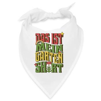 Das ist mein Garten Shirt – Lustiges Gärtner Shirt - Bandana - Weiß - Vorne