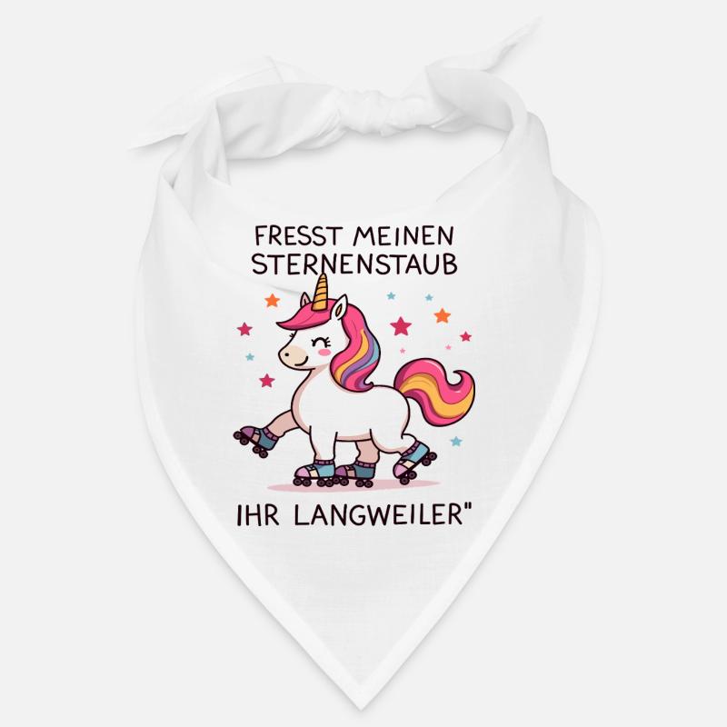 Rollschuh Einhorn Bandana