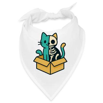 Schrödinger's Katze - Physik Design - Bandana - Weiß - Vorne