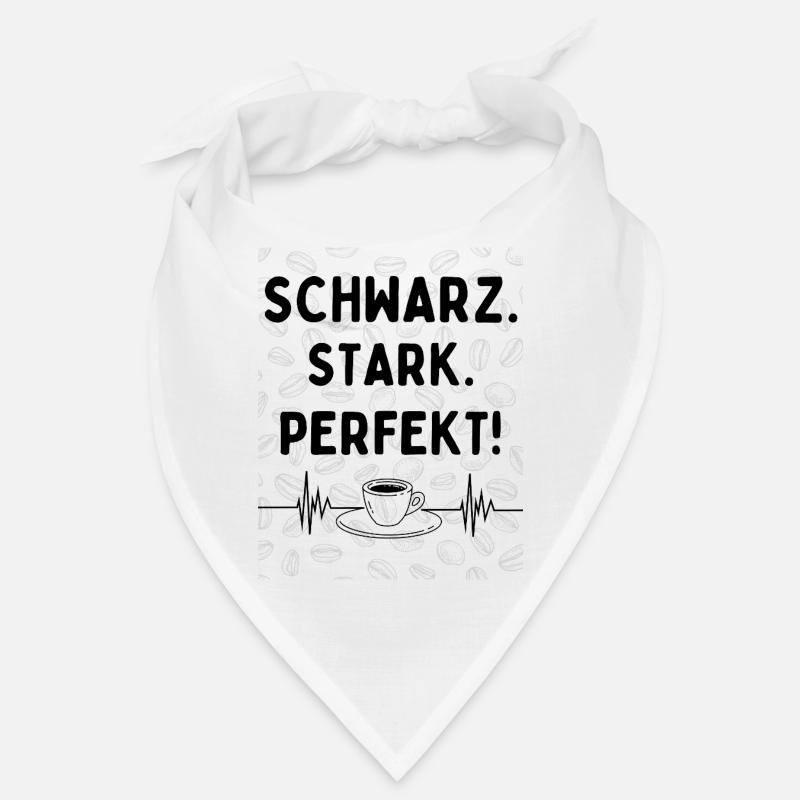 Schwarz. Stark. Perfekt. – Kaffee Statement Bandana