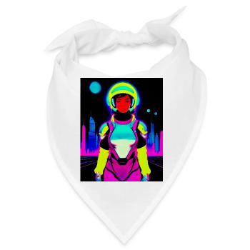 Cosmic Explorer - Bandana - Weiß - Vorne