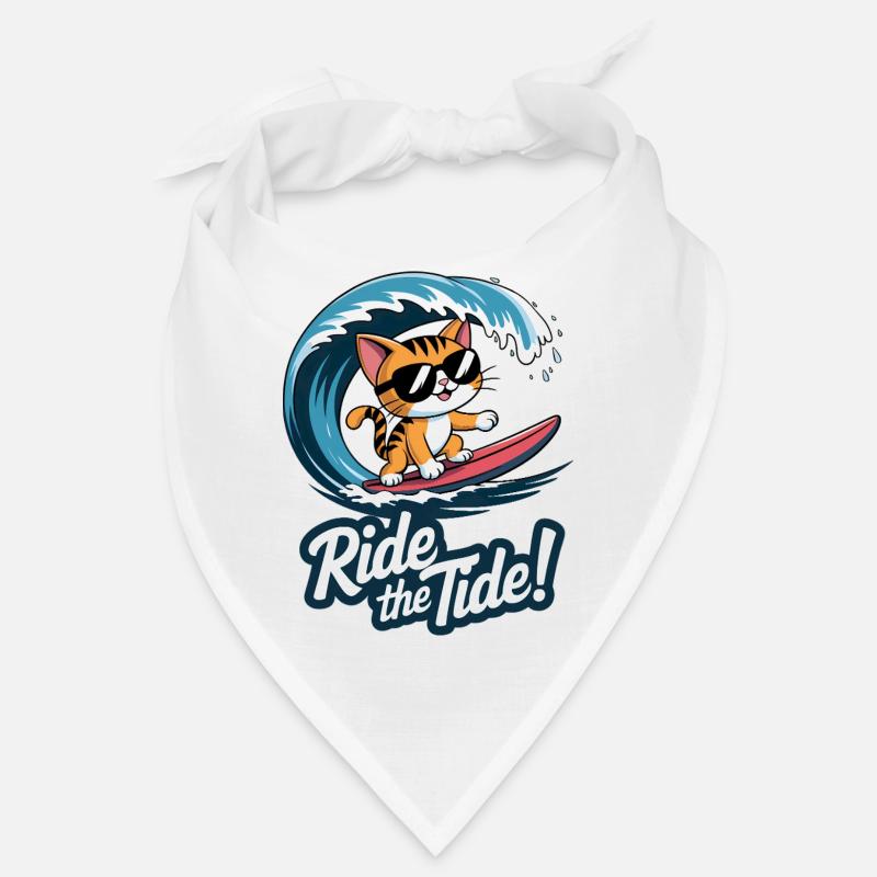 Surfer-Kätzchen – 🏄‍♂️🐱 Bandana