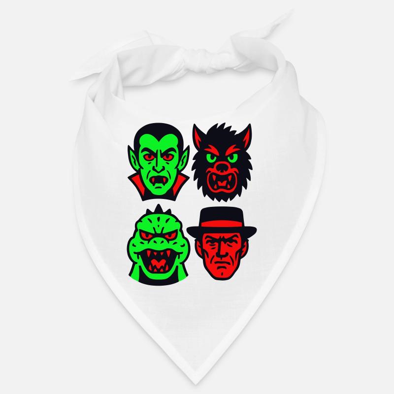 4 Monstres effrayants Bandana