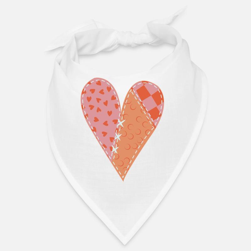 Patchwork Heart No10 Bandana