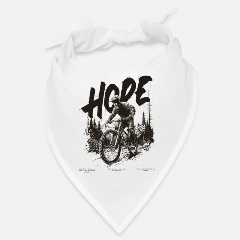 Biker Hope - Bandana - blanc