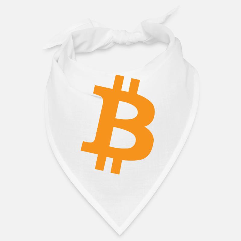 Bitcoin Logo - Bandana - Weiß