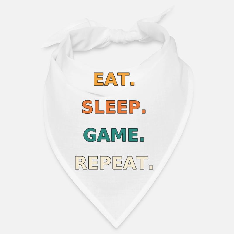 Eat. Sleep. Game. Repeat. Bandana