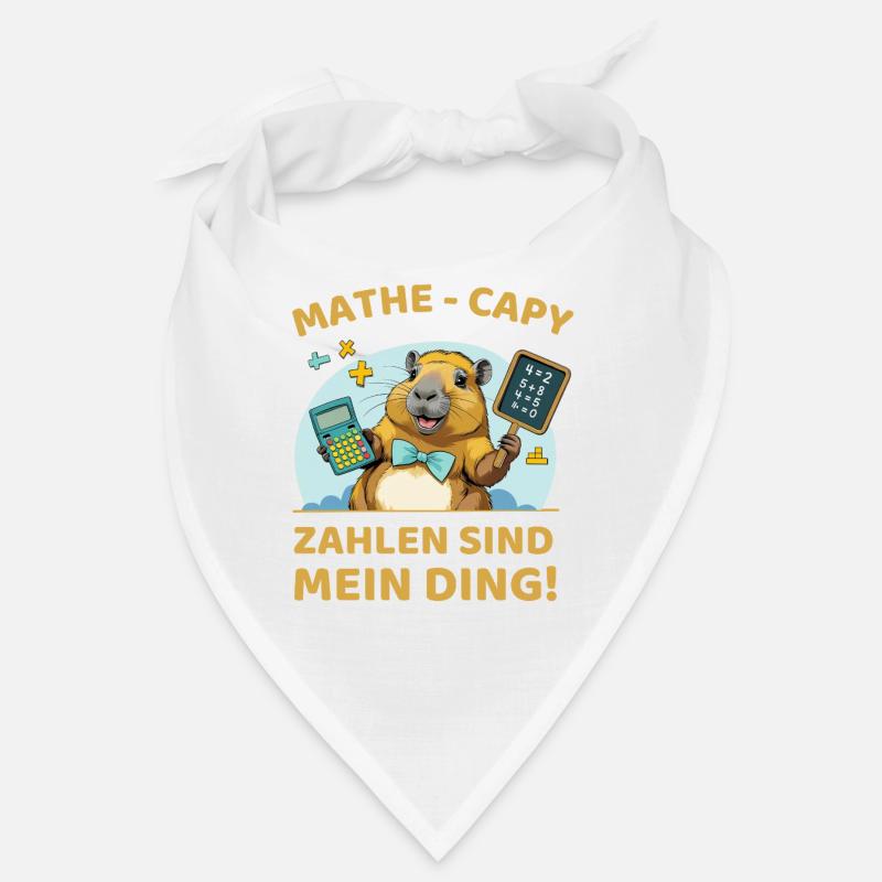 Mathe-Capybara – Zahlen sind mein Ding! Bandana