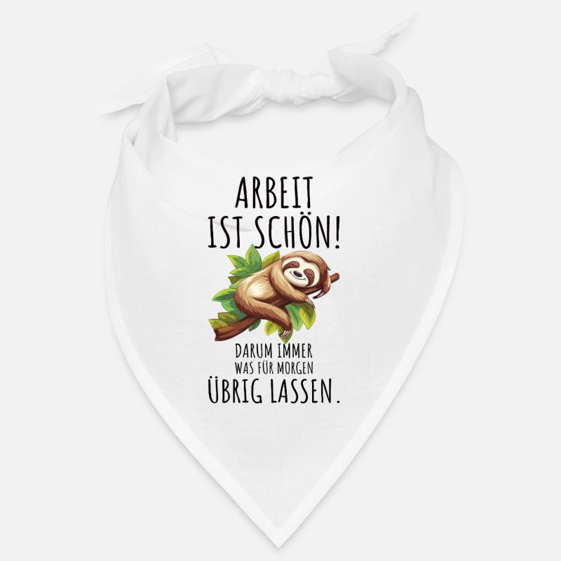 Work Sloth Office Sayings Bandana