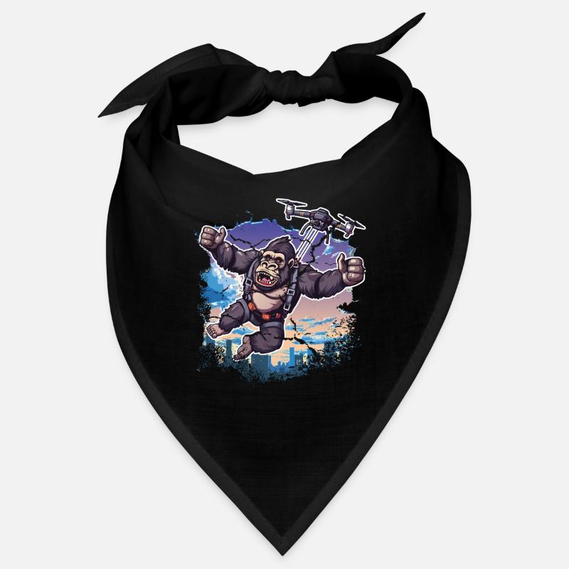 Gorille Drone Enfants Drôle Bandana