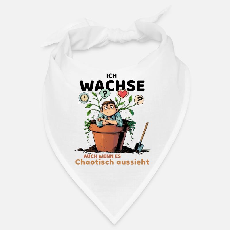 Thoughtful plant with thought bubbles Bandana