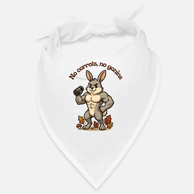 Lapin musclé : Pas de carottes, pas de jeu Bandana