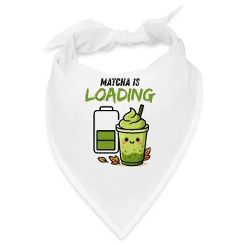 Ladebildschirm Grüner Smoothie Matcha Viral - Bandana - Weiß - Vorne