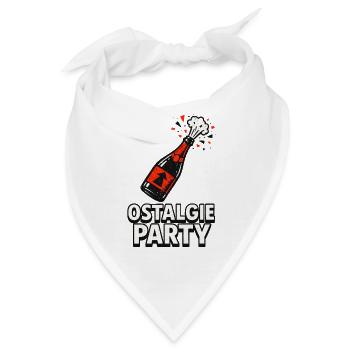 Ostalgie Party Flasche - Bandana - Weiß - Vorne