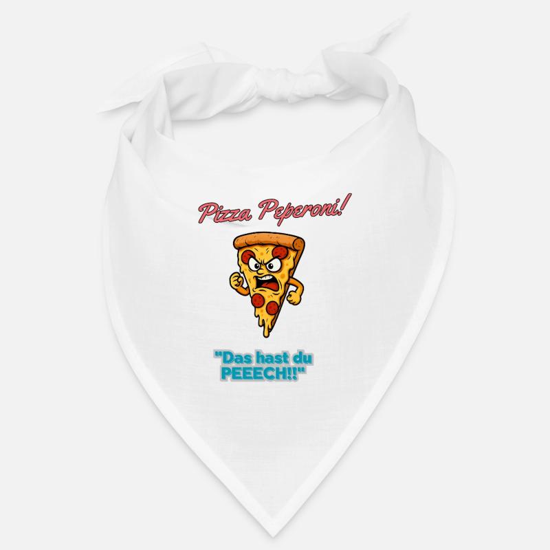 Pizza Peperoni Wütende Slice Bandana