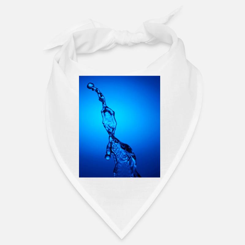 Abstrait Bleu Rétroéclairé De L’eau Bandana