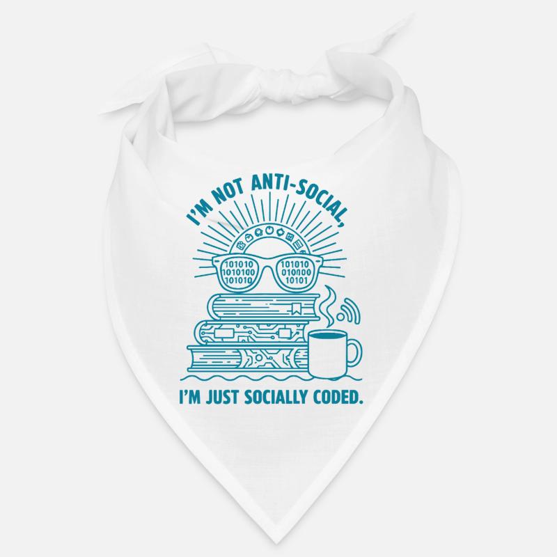 Sozial Codiert: Bücher, Kaffee & Code Bandana
