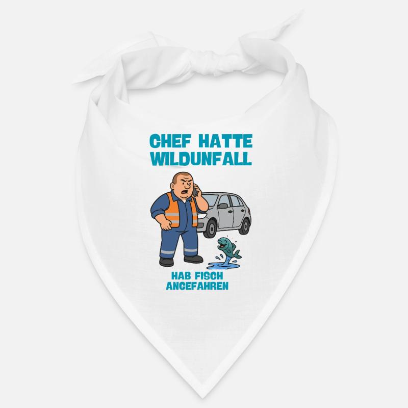 Chef Wildunfall mit Fisch  Bandana