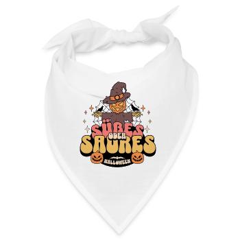 Süßes oder Saures - Bandana - Weiß - Vorne