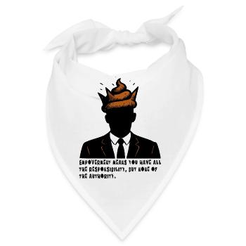 Leadershit Principles - Bandana - Weiß - Vorne