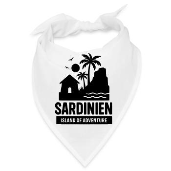 sardinien wahrzeichen - Bandana - Weiß - Vorne
