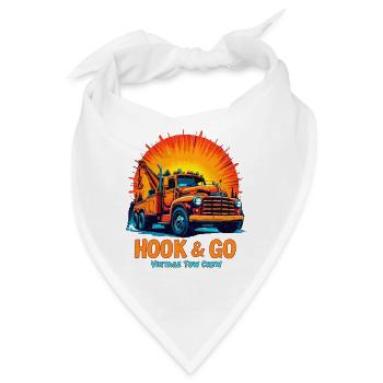 HOOK & GO – Vintage-Abschleppmannschaft - Bandana - Weiß - Vorne