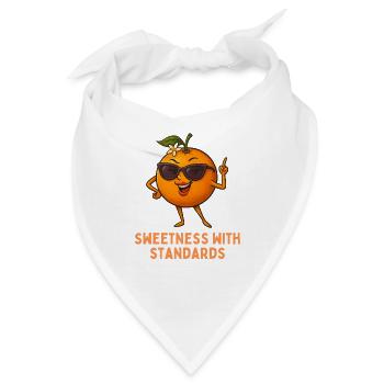Orangencharme mit Standards - Bandana - Weiß - Vorne