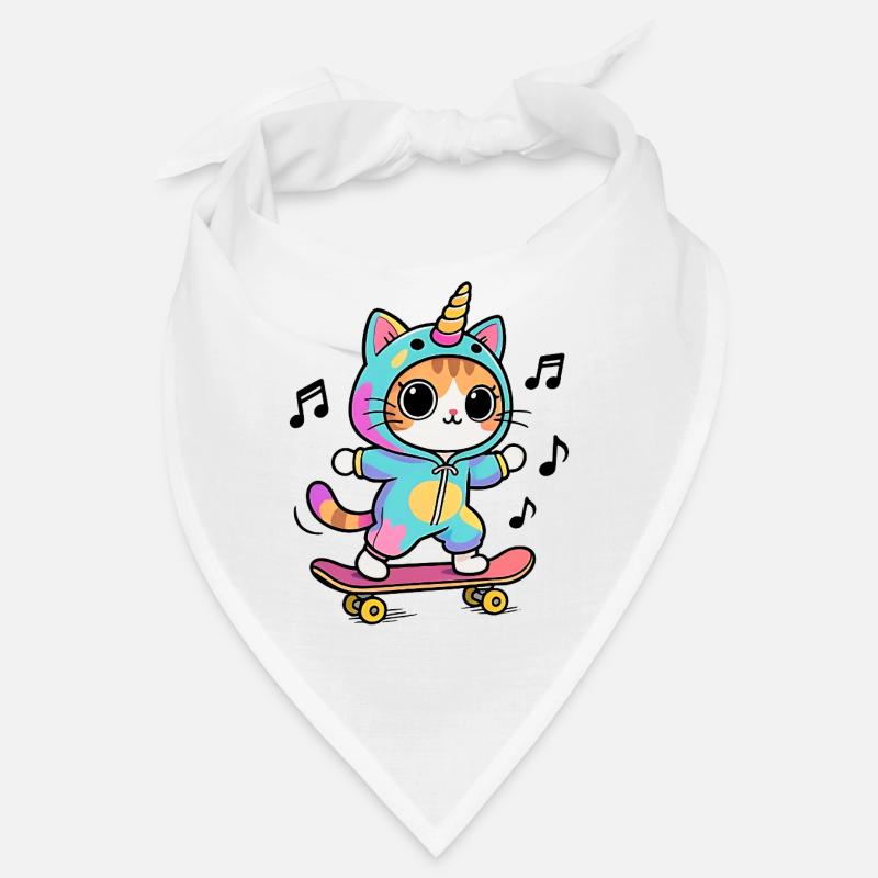 Chat Licorne Bandana