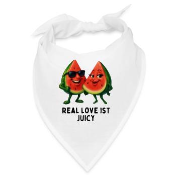 Juicy Love Melons Duo - Bandana - Weiß - Vorne