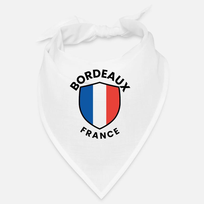 Conception du bouclier du drapeau français Bandana