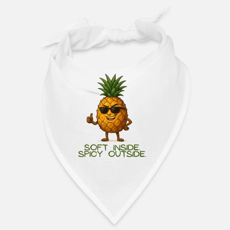 Ananas mit Stil Soft Inside Bandana