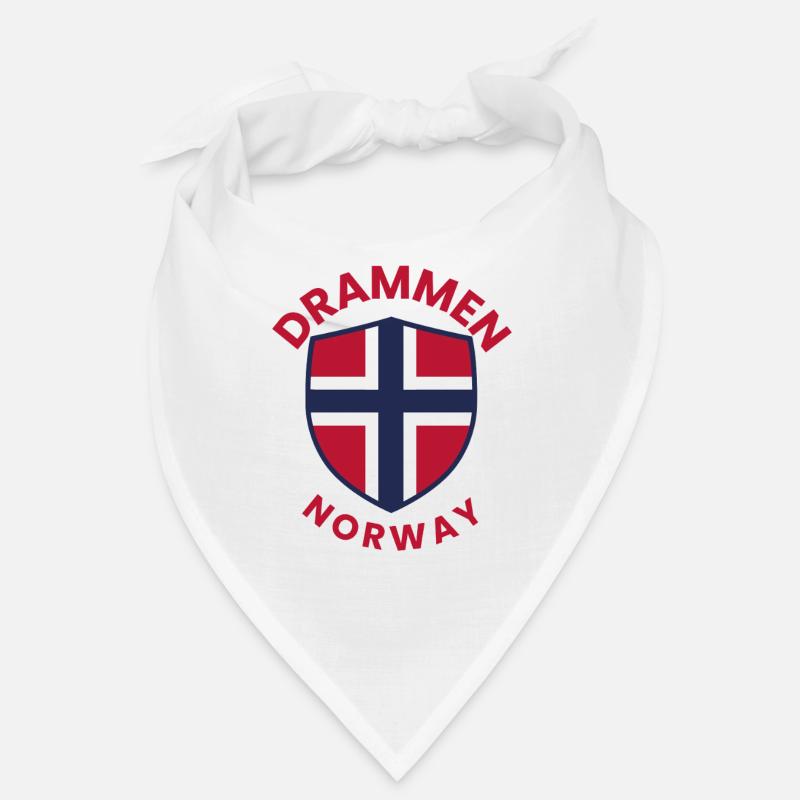 Emblème du Bouclier de Norvège de Drammen Bandana