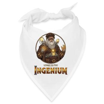 Ingenium Leonardo: Steampunk-Zauberer - Bandana - Weiß - Vorne
