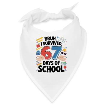 Sechs Sieben-Schul-Duo - Bandana - Weiß - Vorne