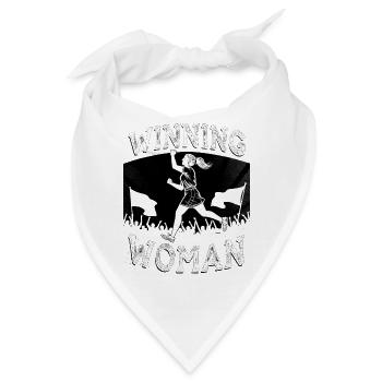 Winning Woman Run - Bandana - Weiß - Vorne