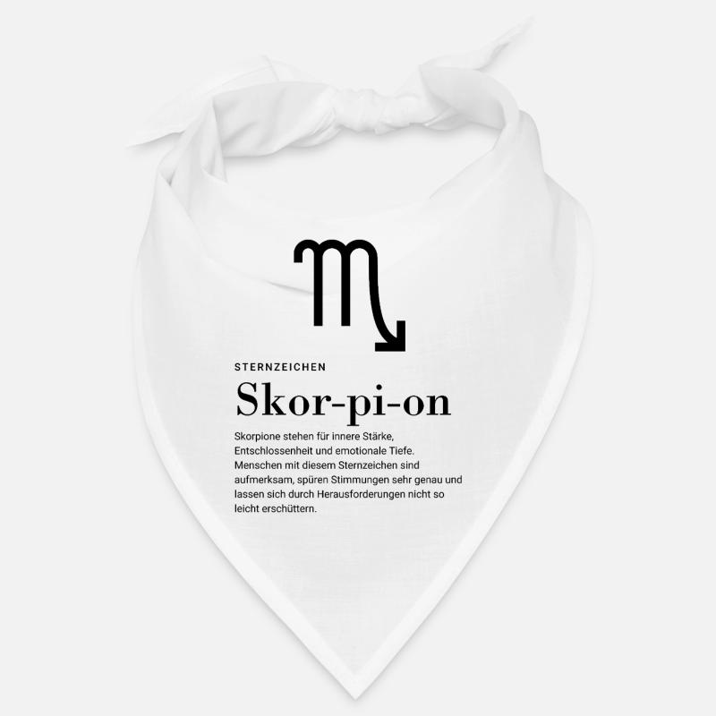 Signe du zodiaque Scorpion Bandana