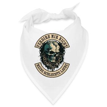 Verdirb mir nicht die Schlechte Laune - Bandana - Weiß - Vorne