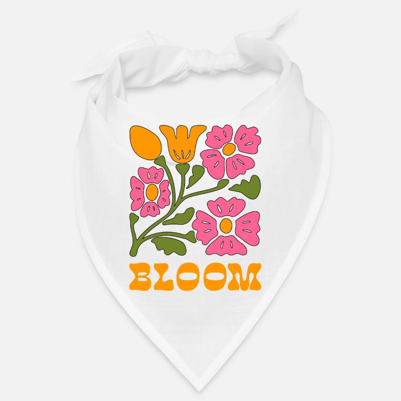 Floral Splendour Pop Art Bandana