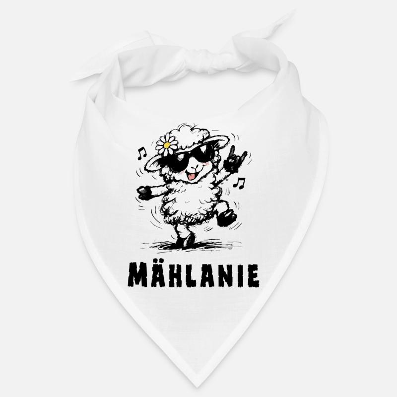 Mählanie – Drôle de jeu de mots sur les moutons Bandana