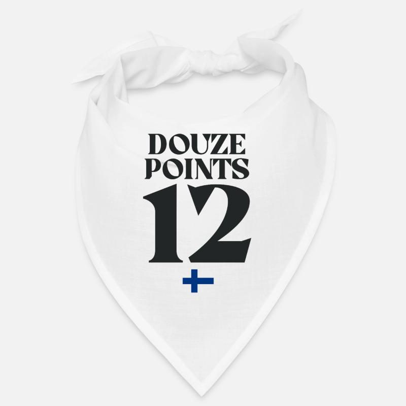 Douze Points 12 Drapeau Finlande Eurovision Bandana