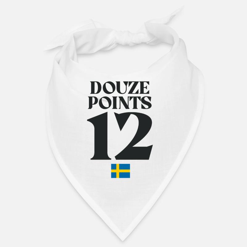 Twelve Points Sweden Eurovision Bandana