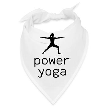 Balance Power Yoga Silhouette - Bandana - Weiß - Vorne
