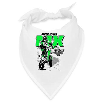 Moto Cross - Supercross - Moto Cross - Offroad - Bandana - Weiß - Vorne