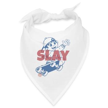 Slay Skater - Bandana - Weiß - Vorne