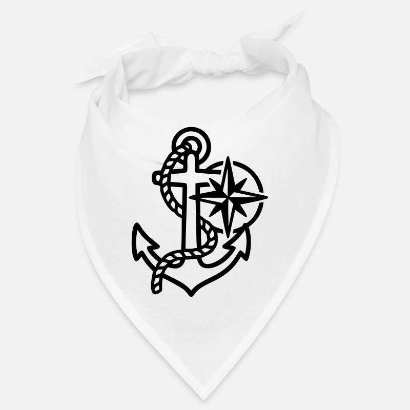 Anker Windrose Maritim Logo Bandana