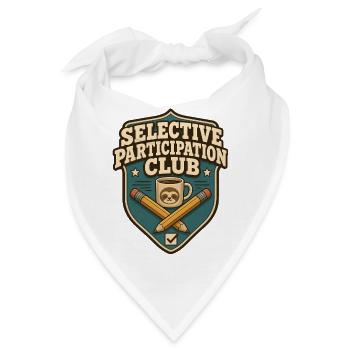 Selective Participation Club Faultier - Bandana - Weiß - Vorne