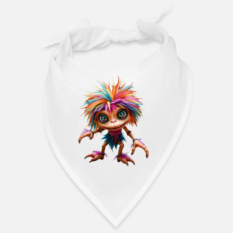 Créature poilue multicolore Bandana